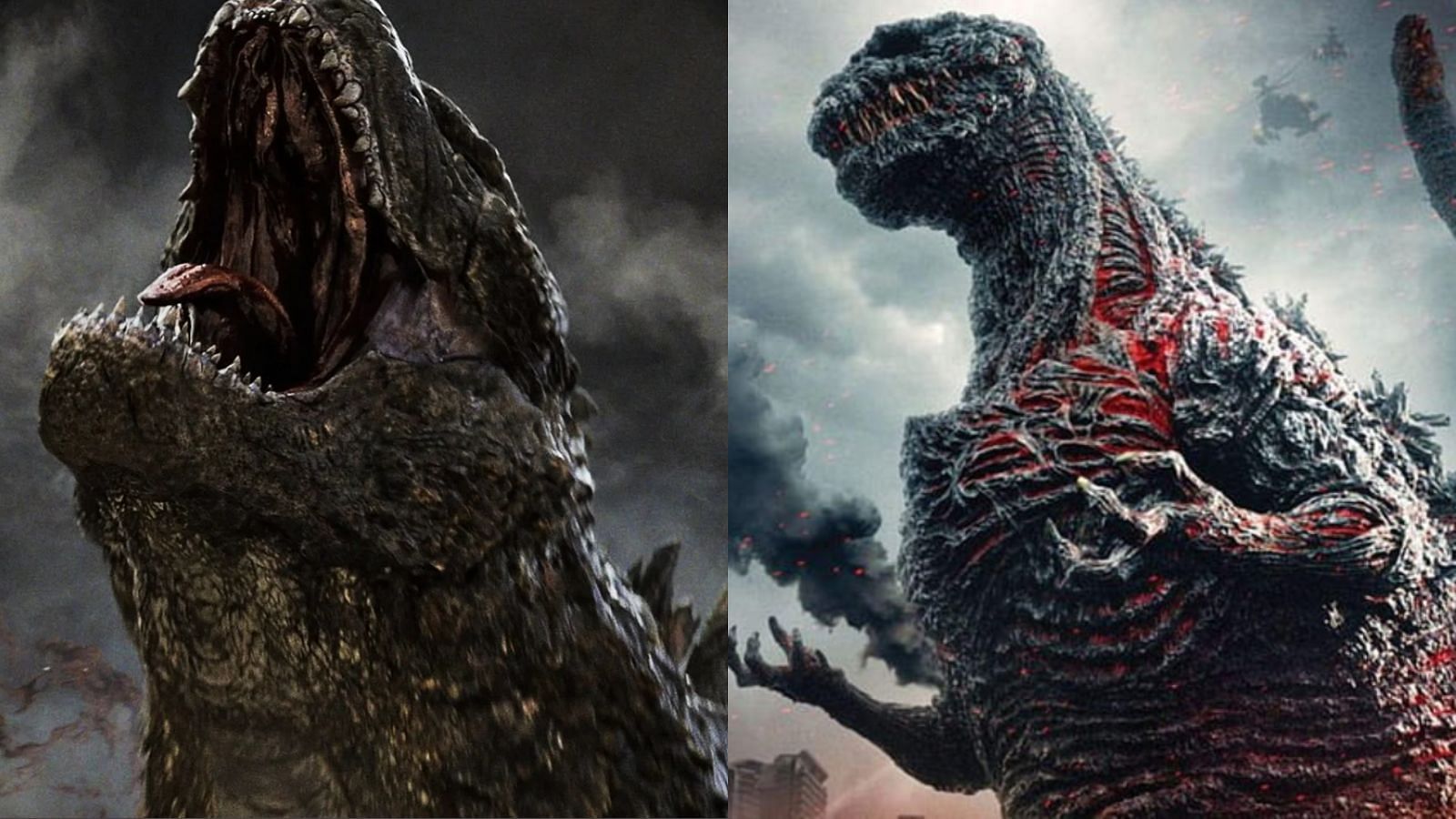 Many have compared Godzilla Minus One to 2016's Shin Godzilla (Images via IMDb)